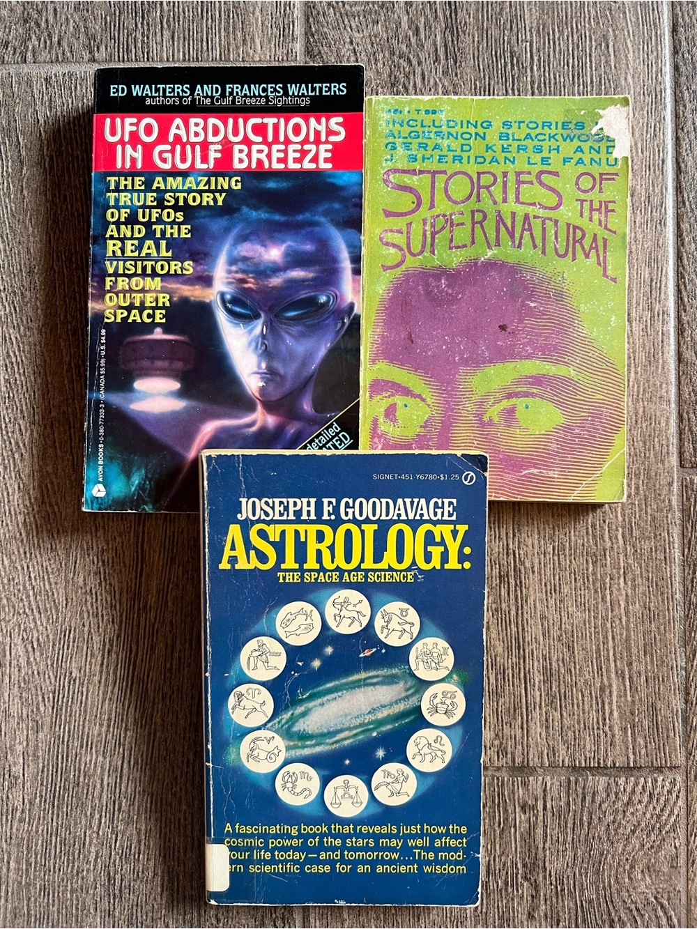 Paranormal Mysteries Bundle UFO Abductions Supernatural Astrology 3 Vintage Book
